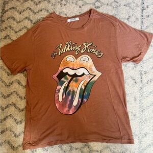Rolling Stones - Brown Graphic Tee